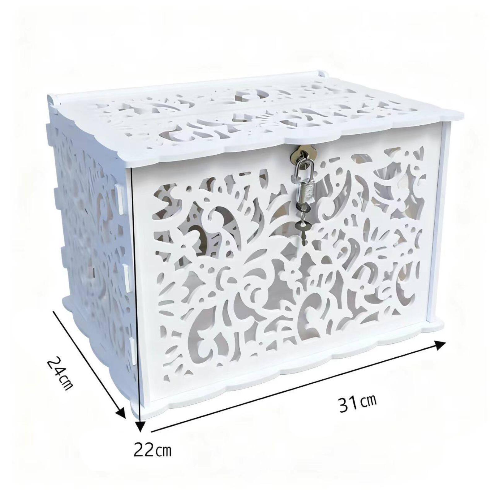 Wedding Card Box - Reusable Acrylic Wedding Card Box Secure