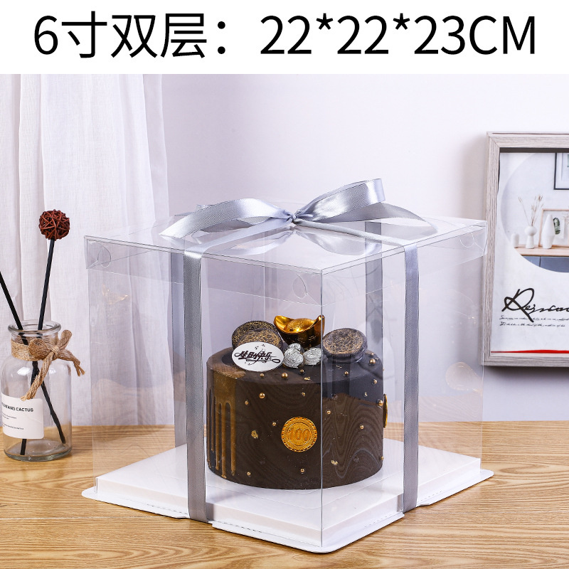 Transparent Cake Boxs Large Gi - Wedding Cake Supply recension och pris