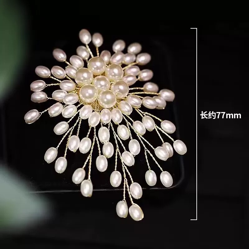 Pearls Brooch for Elegant Wome - Suit Supply Wedding Party recension och pris