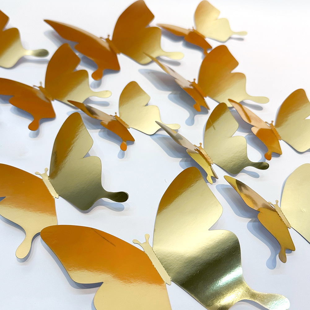 12 Pcs Gold Silver Reflective  - Wedding Package Gold recension och pris