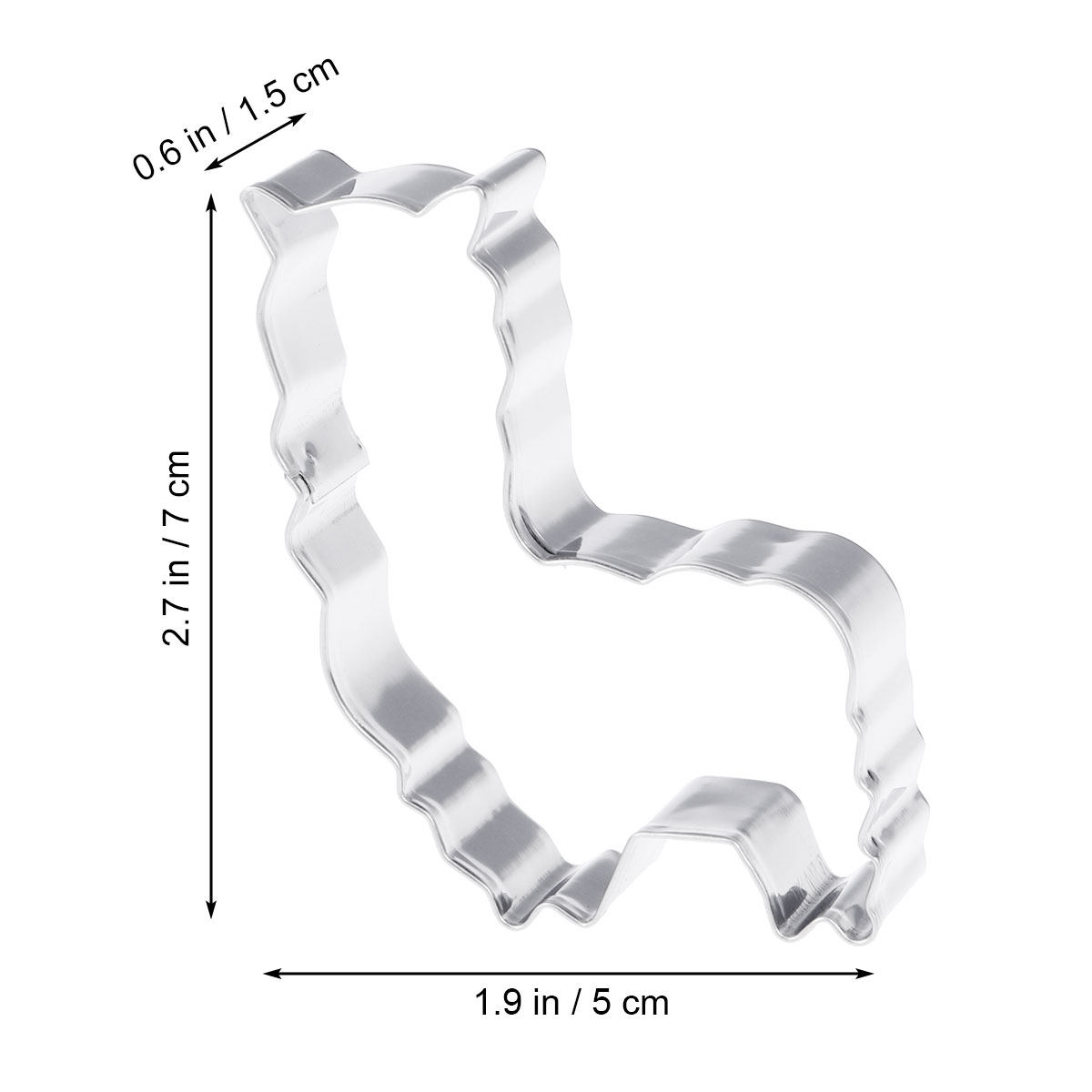 3Pcs Alpaca Shaped Stainless S - Wedding Cake Supply recension och pris