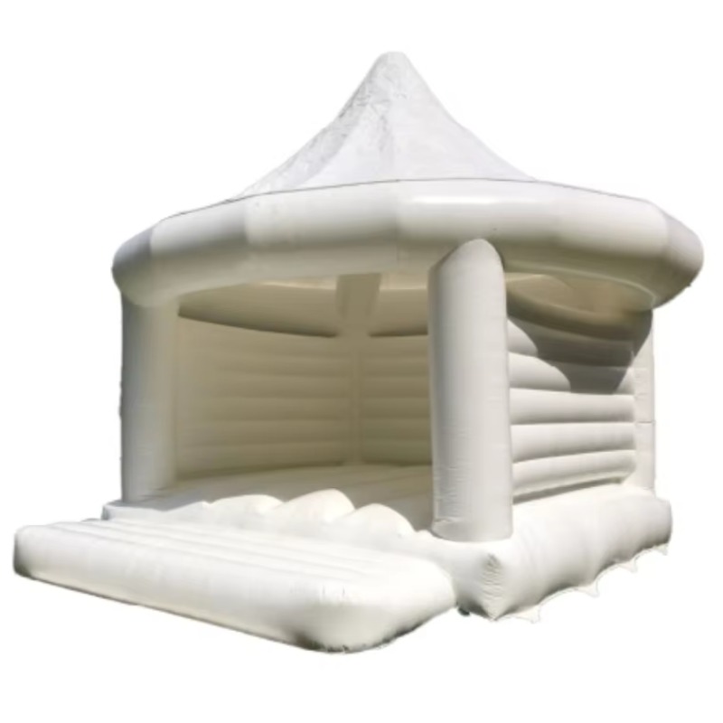 Inflatable White Wedding Bounc - Wedding Event Supply recension och pris