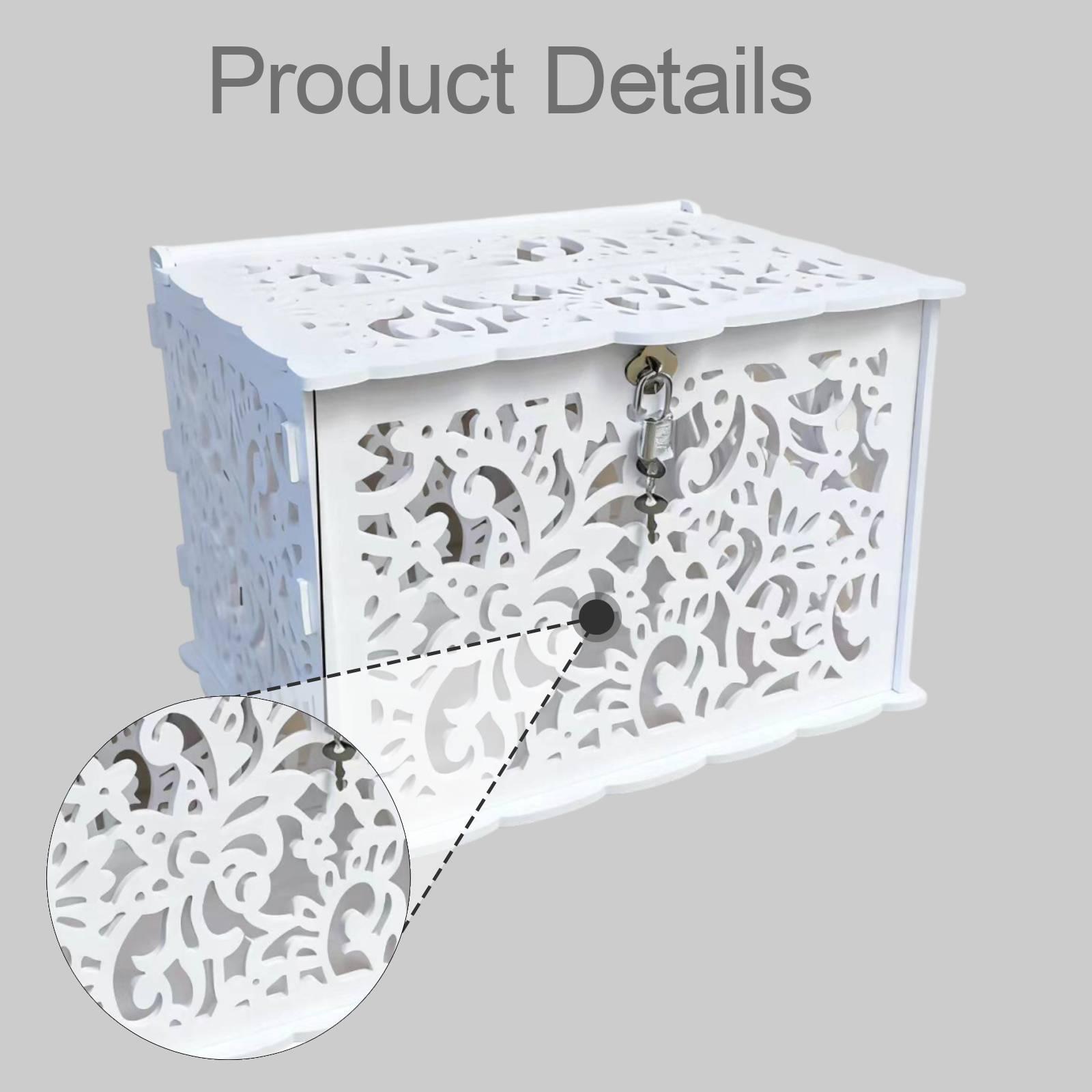 Reusable Acrylic Wedding Card  - Wedding Card Box recension och pris