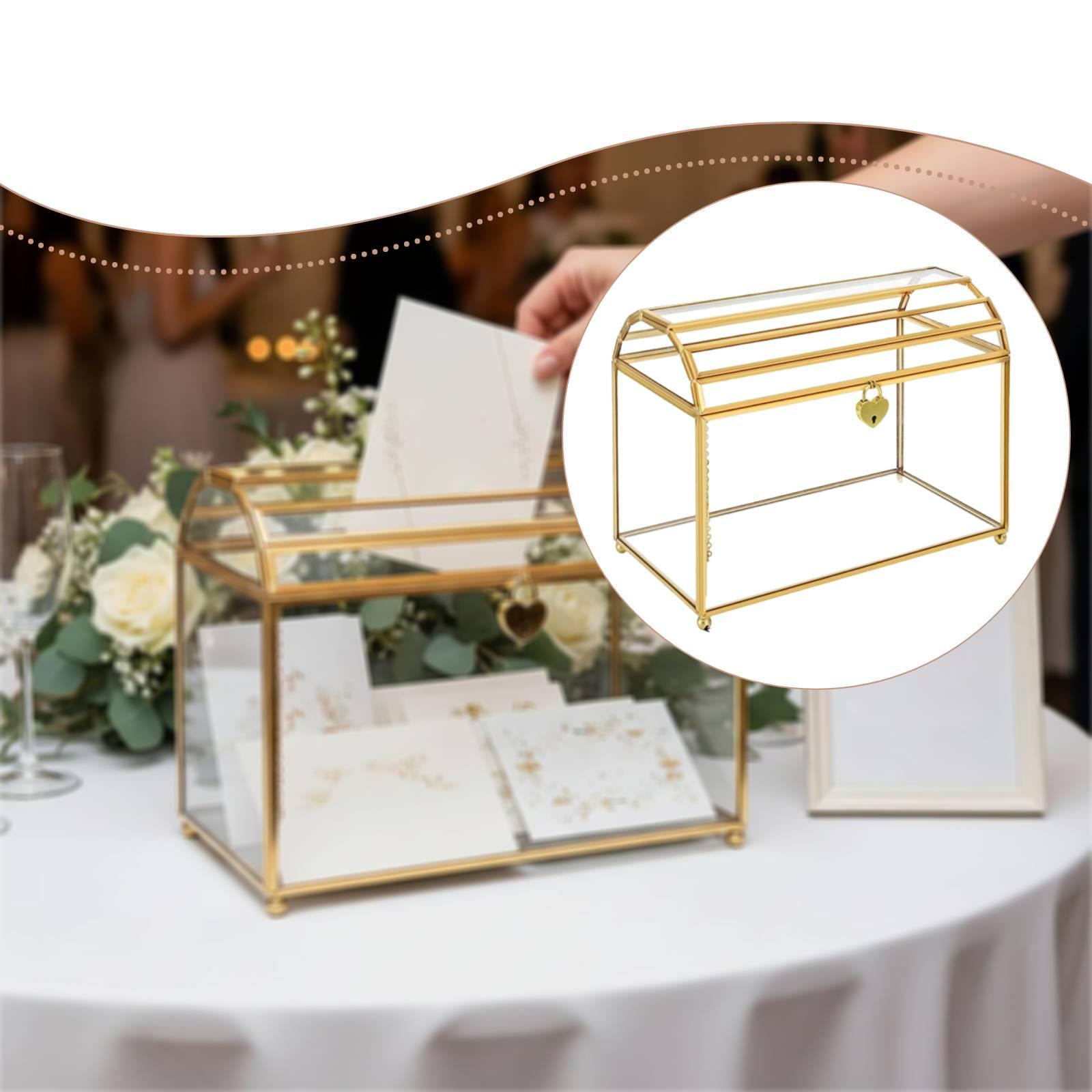 Glass Wedding Card Box Portabl - Wedding Card Box recension och pris