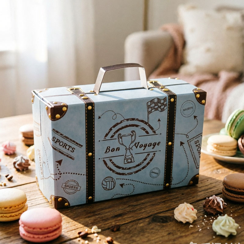 5-50PCS Mini Suitcase Gift Box - Wedding Cake Supply recension och pris
