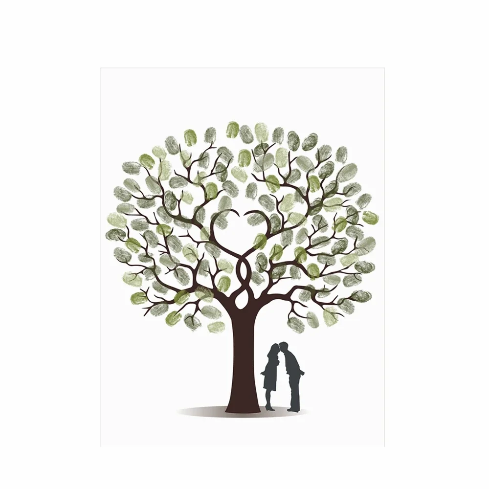 Wedding Fingerprint Tree Canva - Wedding Souvenir recension och pris