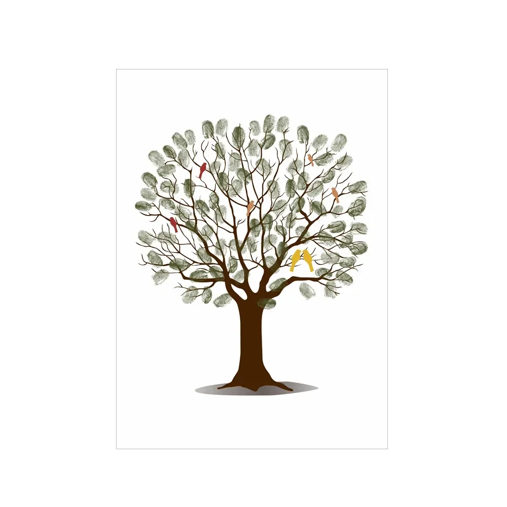 Wedding Fingerprint Tree Canva - Wedding Souvenir recension och pris