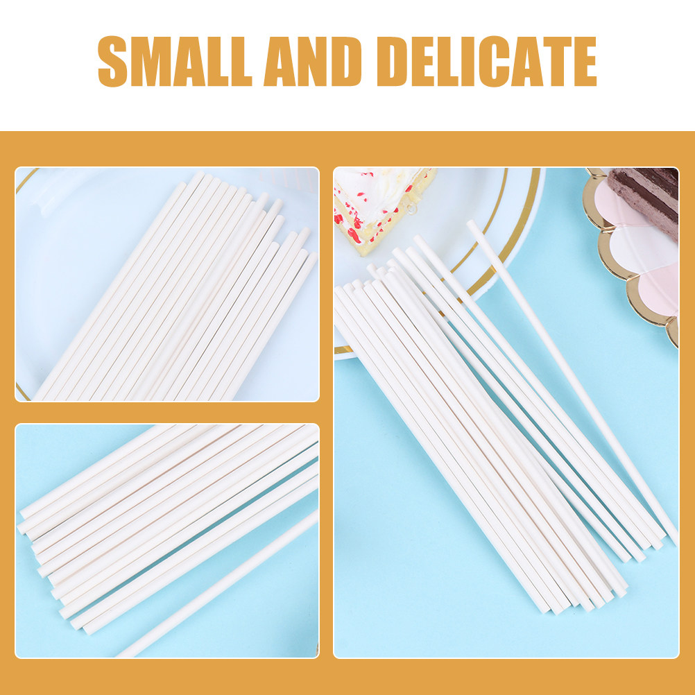 Paper Lollipop Sticks 300 Pack - Wedding Cake Supply recension och pris