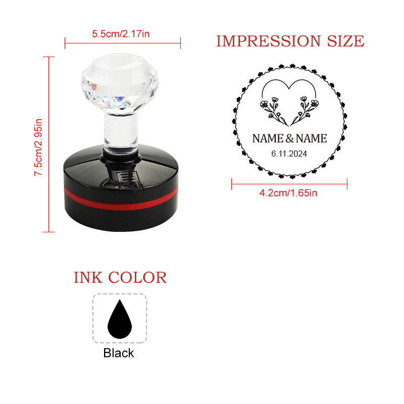 Custom-Made Seal Stamp for Wed - Wedding Event Supply recension och pris
