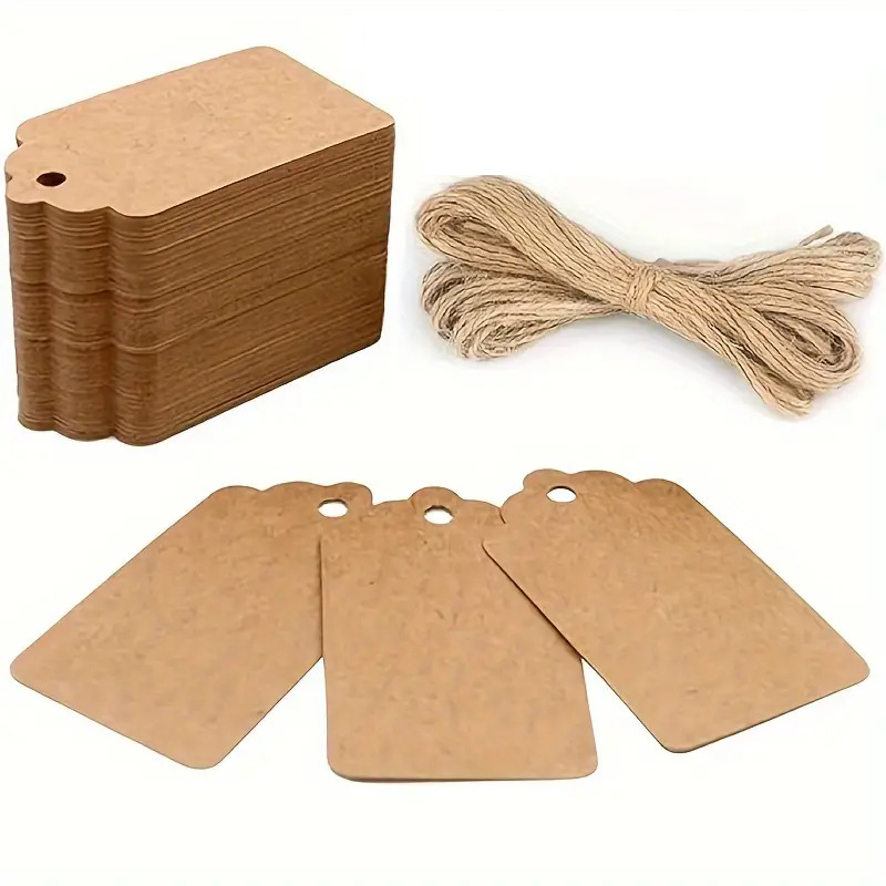 100PCS Kraft Paper Tag with St - Wedding Souvenir recension och pris