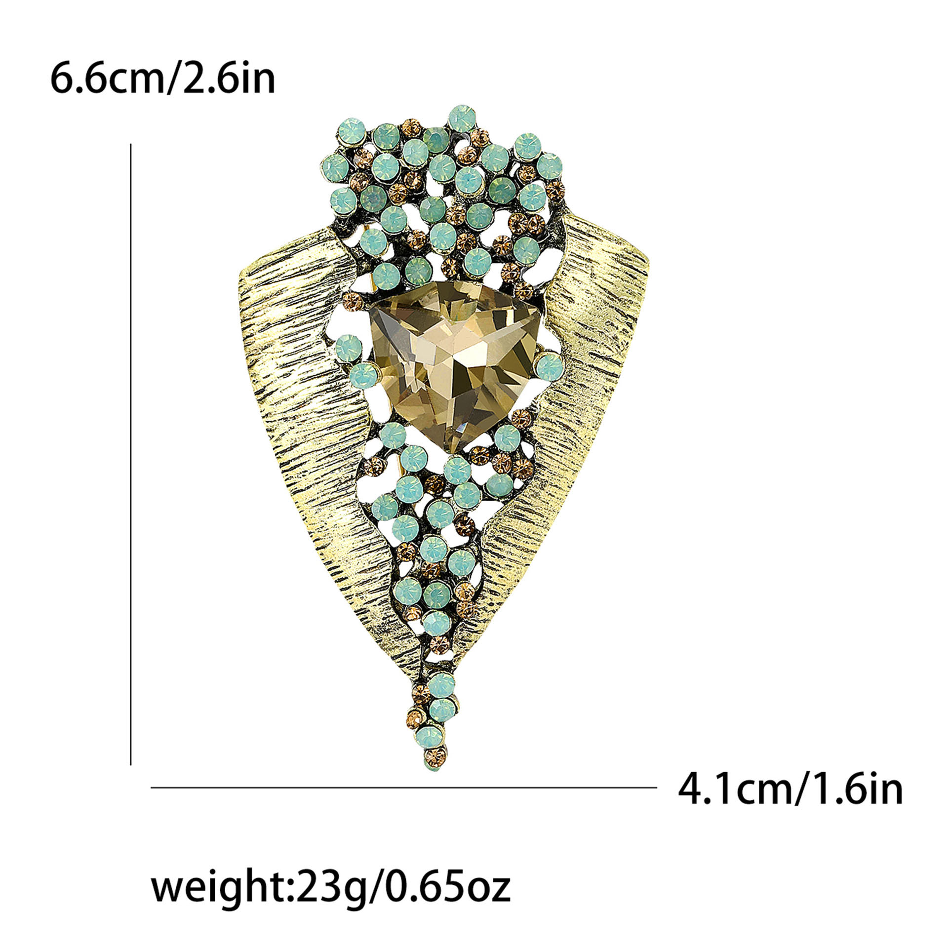 Vintage Creative Brooch High-e - Suit Supply Wedding Party recension och pris
