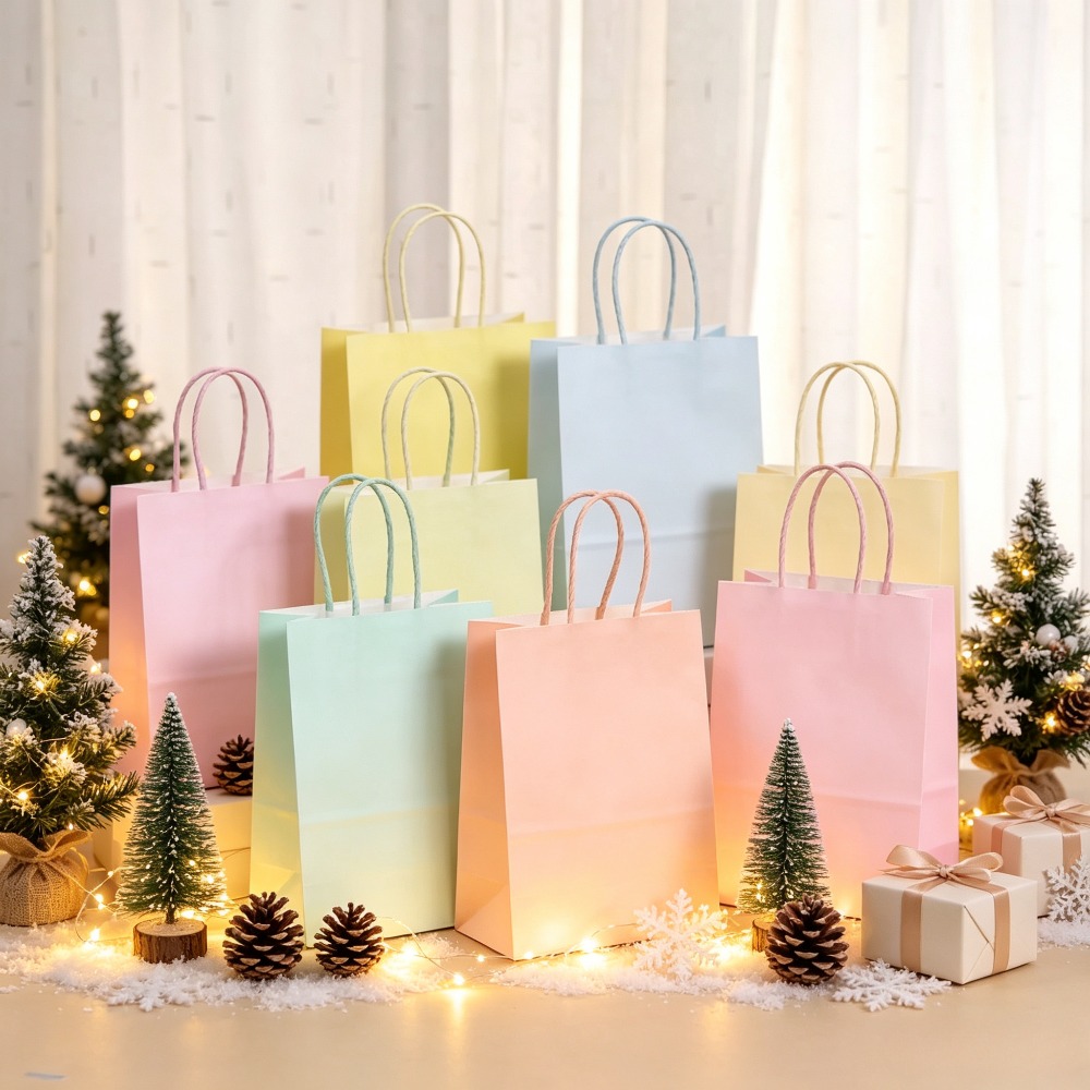 6-24 Pcs Pastel Kraft Paper Gi - Wedding Event Supply recension och pris