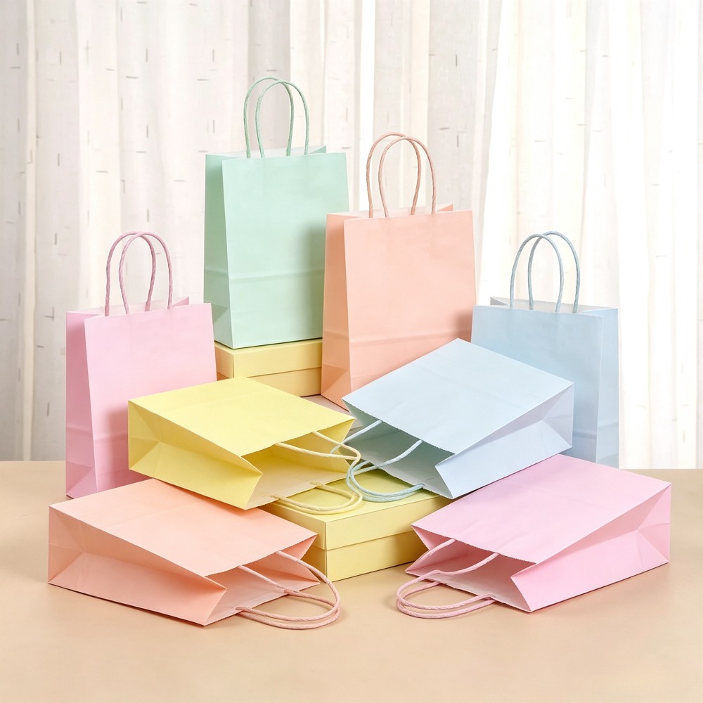 6-24 Pcs Pastel Kraft Paper Gi - Wedding Event Supply recension och pris