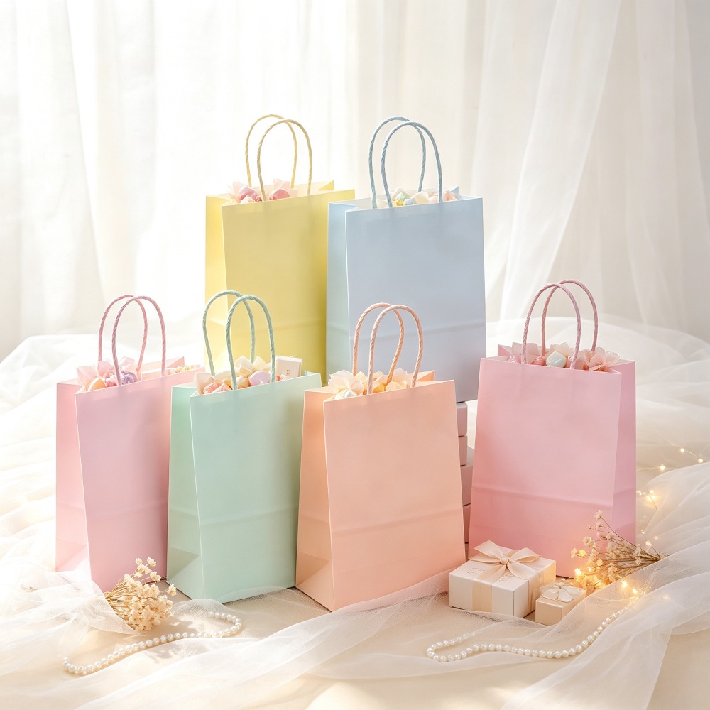 6-24 Pcs Pastel Kraft Paper Gi - Wedding Event Supply recension och pris