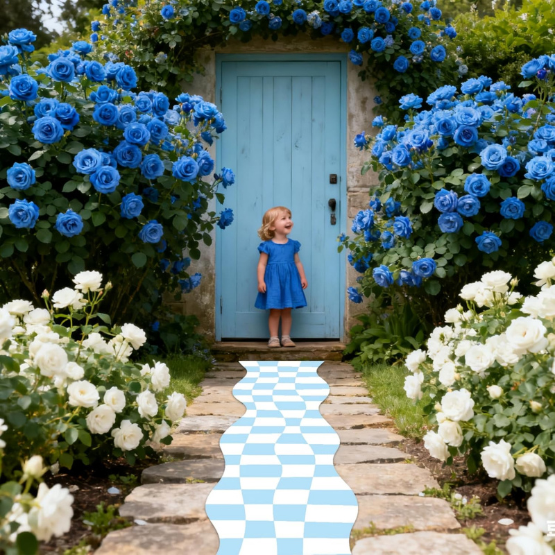 VIKAMA Checkerboard Runner Rug - Wedding Tap recension och pris