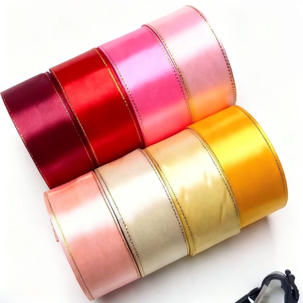 Premium Gold Edge Ribbon 4cm F - Wedding Package Gold recension och pris