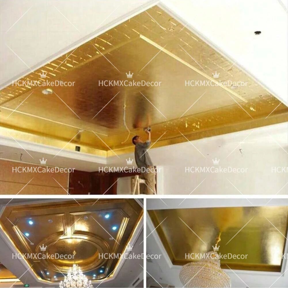 100pcs Imitation Gold Foil She - Wedding Cake Supply recension och pris
