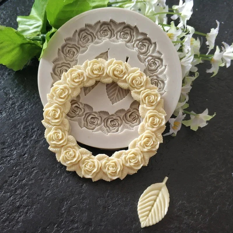 Rose Garland Form Silicone Fon - Wedding Cake Supply recension och pris