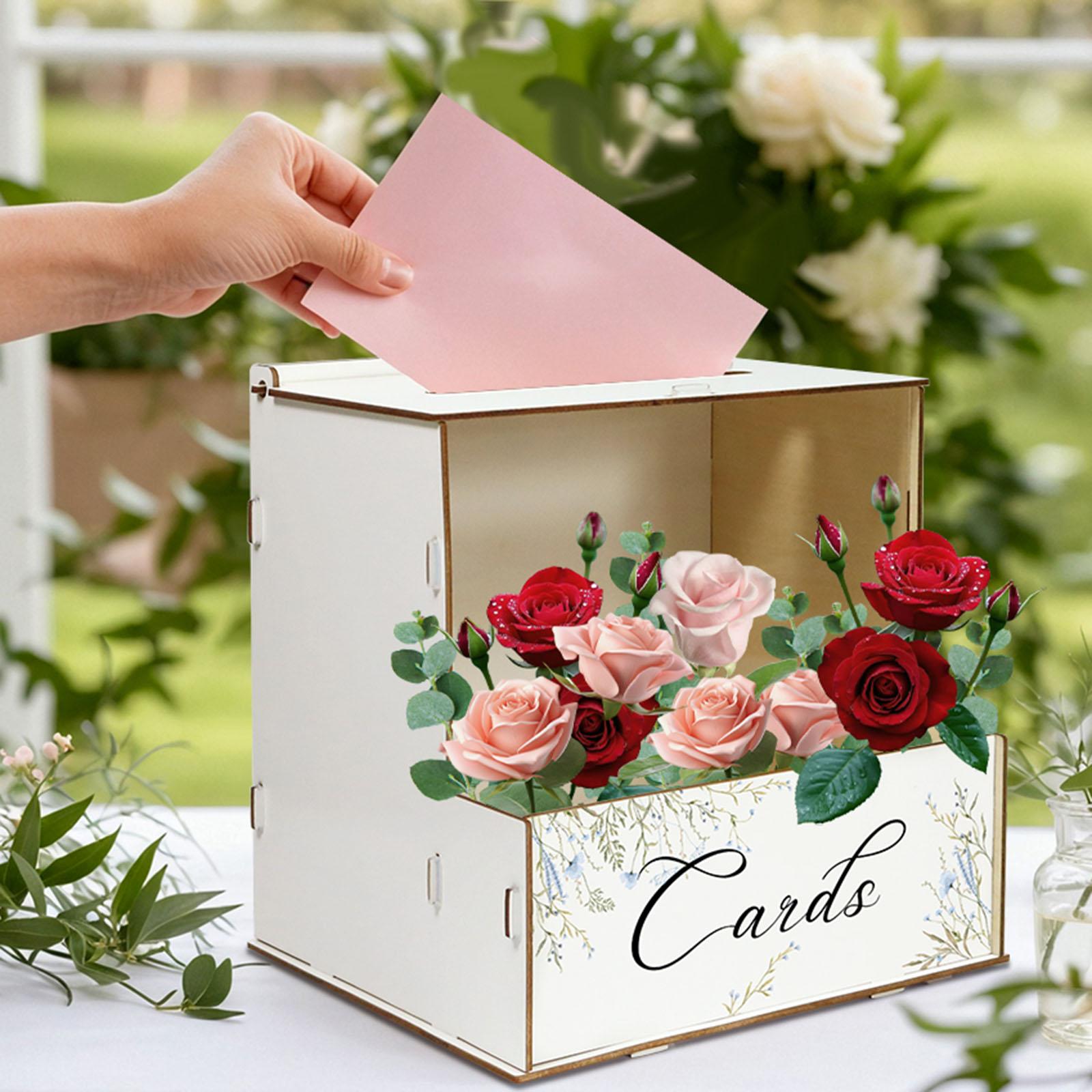 Personalized Rustic Wedding Ca - Wedding Card Box recension och pris