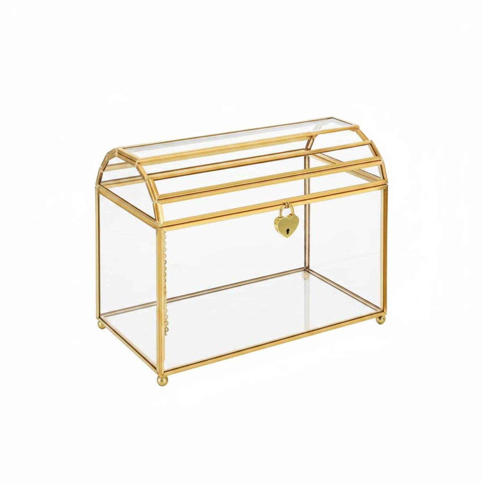 Elegant Glass Wedding Envelope - Wedding Card Box recension och pris