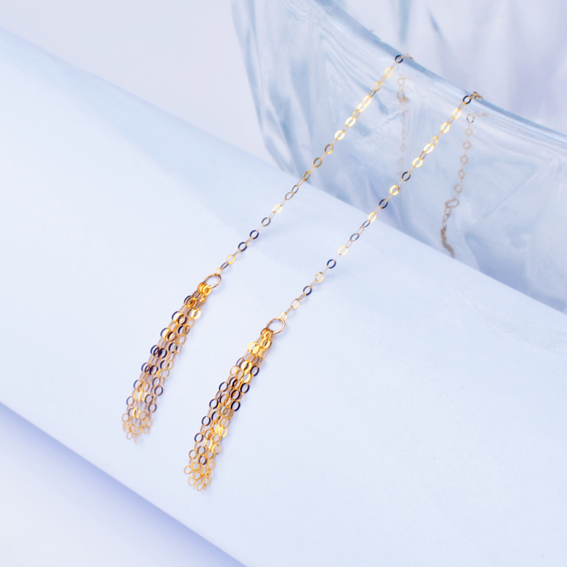 New 18K Yellow Gold Earrings   - Wedding Package Gold recension och pris