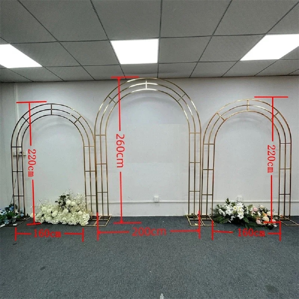 Metallic Gold Wedding Arch Sta - Wedding Party Supply Store recension och pris