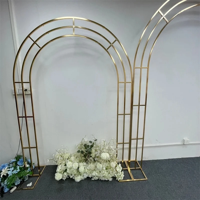 Metallic Gold Wedding Arch Sta - Wedding Party Supply Store recension och pris