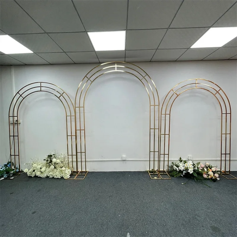 Metallic Gold Wedding Arch Sta - Wedding Party Supply Store recension och pris