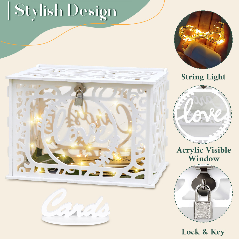 Wedding Card Box Envelope Gift - Wedding Card Box recension och pris