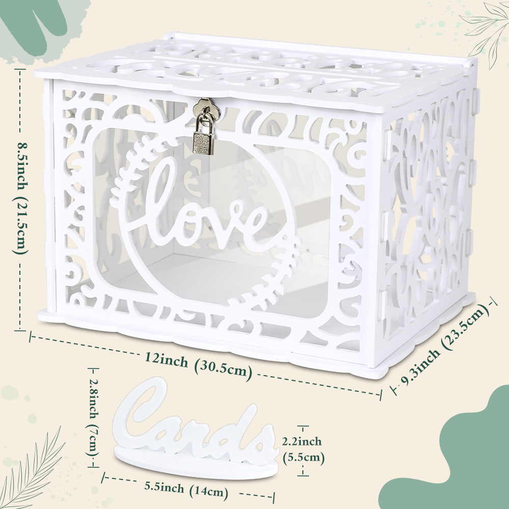 Wedding Card Box Envelope Gift - Wedding Card Box recension och pris